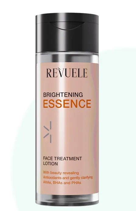 REVUELE BRIGHTENING ESSENCE (150ml) مرطب مائي (Essence) يساعد على تفتيح البشرة وتحسين إشراقتها وتوحيد لونها.