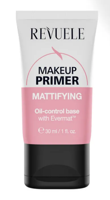 REVUELE MAKEUP PRIMER MATTIFYING (30ml) برايمر مطفي للبشرة الدهنية يساعد على التحكم بالزيوت واللمعان طوال اليوم.