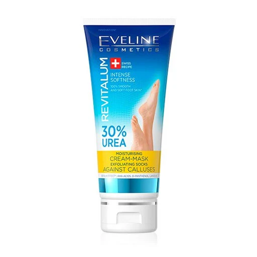 إيفلين كوزماتيكس ريفيتالوم قناع جوارب كريم للقدمين100 مل - eveline cosmetics revitalum exfoliating socks mask cream feet 100ml