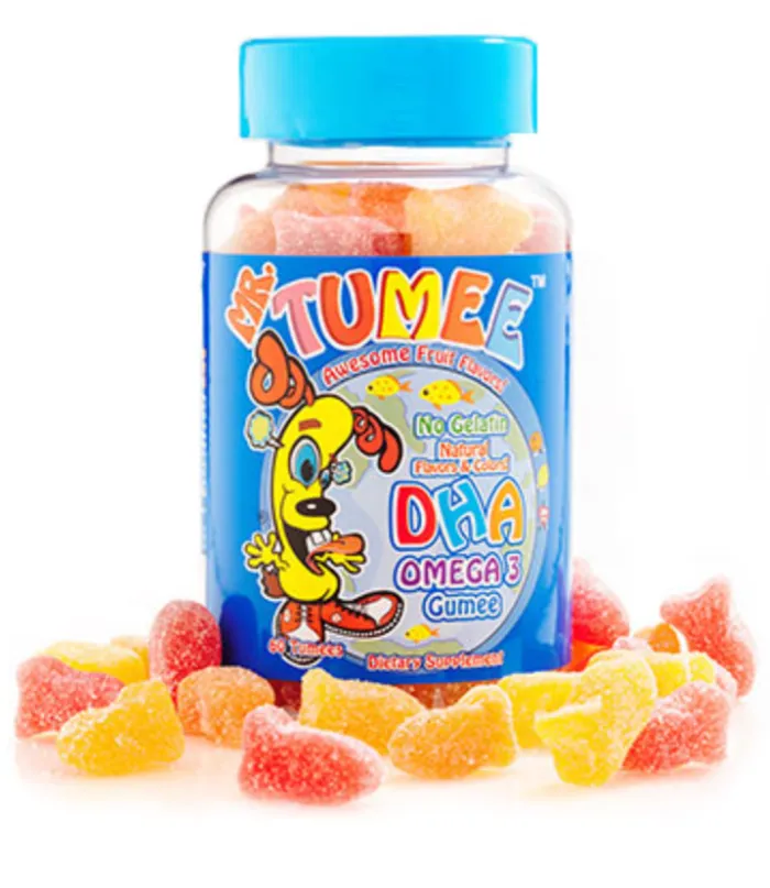 Tumee DHA Omega-3 Gummies علكات DHA أوميغا 3 للأطفال.