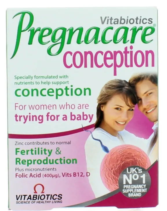 Pregnacare Conception تركيبة مخصصة لدعم الخصوبة قبل الحمل.