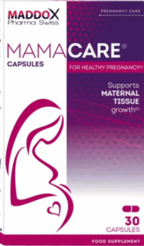 MamaCare Capsules مكمل غذائي لدعم صحة الأم أثناء الحمل.