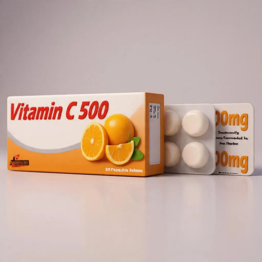 Aljozeeta Vitamin C 500 mg Chewable (20 Tablets) أقراص فيتامين C قابلة للمضغ لدعم المناعة وتعويض نقص فيتامين C.