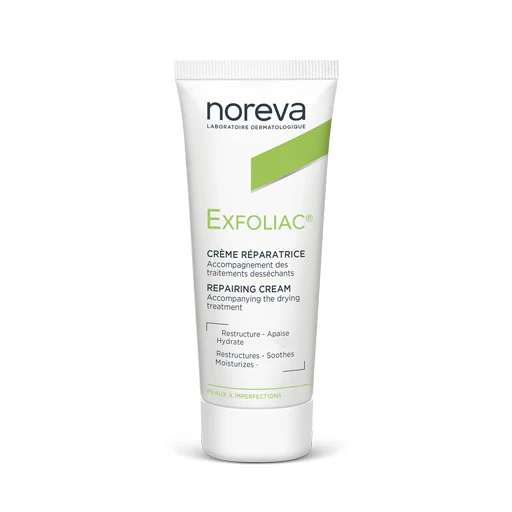  Noreva Exfoliac Reconstructive Repairing Cream - 40ml | نوريفا كريم مرمم و مقوي لحاجز البشرة - 40 مل