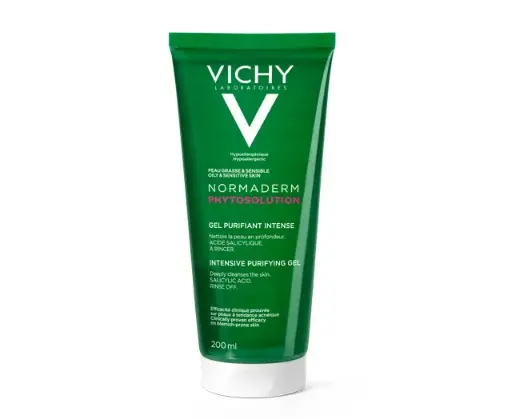 جل فيشي نورماديرم فيتوسوليوشن المنظف والمنقي 200 مل _ VICHY Normaderm Phytosolution Purifying Cleansing Gel 200mL