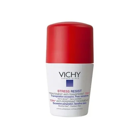 VICHY Stress Resist Intensive Antiperspirant 72H Excessive Perspirat Ion - 50ml | فيشي مزيل تعرق لمدة 72 ساعة - 50 مل