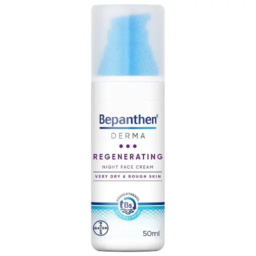  Bepanthen moisturizing cream كريم بيبانثين المرمم والمرطب _ Bepanthen derma regenerating night face cream بيبانثين كريم الترطيب الليلي