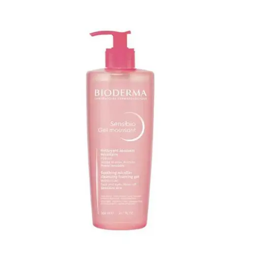 BIODERMA SENSIBIO CLEANSING FOAMING GEL- بيوديرما جل رغوي منظف للبشرة الحساسة  500 ml 