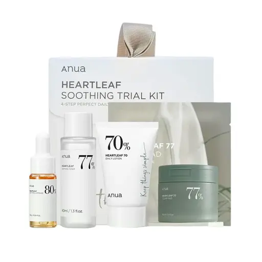 مجموعة أنوا هارتليف التجريبية المهدئة _ Anua Heartleaf Soothing Trial Kit