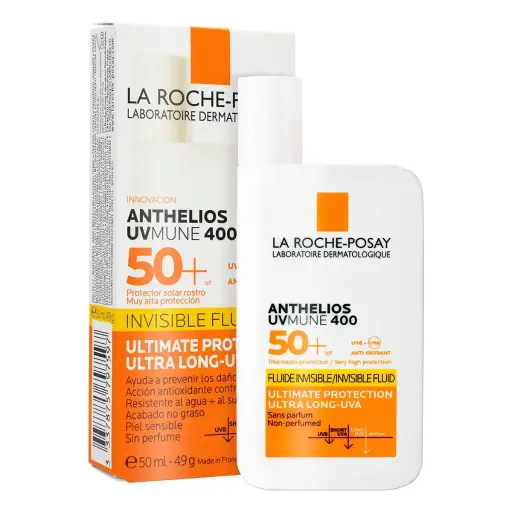 La Roche Posay Anthelios Uvmune 400 Invisible Fluid SPF50-لا روش بوزيه واقي شمس غير مرئي بعامل الحماية SPF50