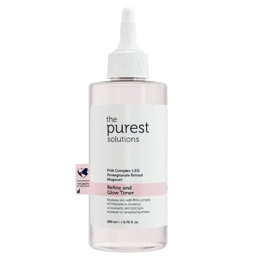 The Purest Refine And Glow Toner - 200ml | ذا بيورست تونر الاضاءة و التقشير اللطيف - 200 مل