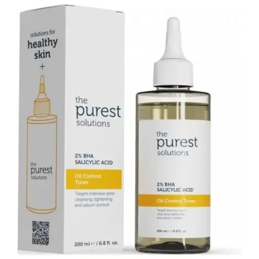 The Purest Solutions 2% BHA Salicylic Acid Oil Control Toner-تونر للتحكم في الزيوت بحمض الساليسيليك 2% من ذا بيورست