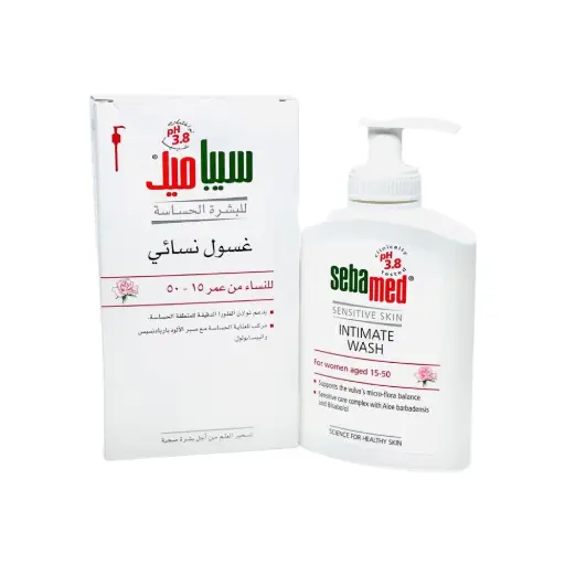 Sebamed Feminine Sensitive Intimate Wash 15-50 Age  200ML Group-سيبا ميدغسول نسائي للمناطق الحساسةمن عمر 15-50 سنة