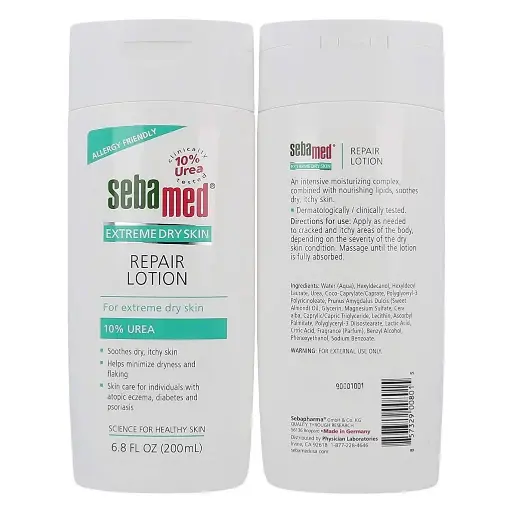 Sebamed repair lotion 10% Urea 200 ML  - سيباميد لوشن لإصلاح البشرة الجافة