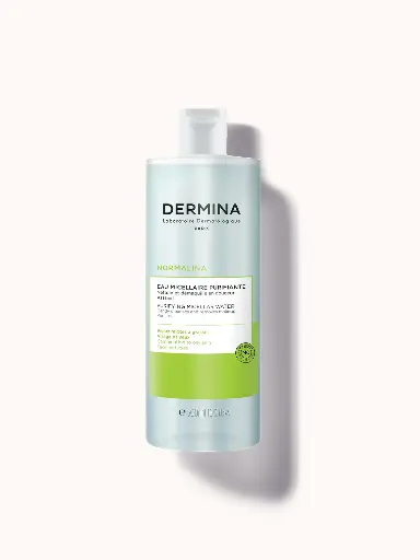 ماء ميسيلار منقي من ديرمينا - DERMINA EAU MICELLAIRE PURIFIANTE 500 ML 